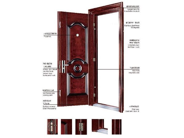 入户门阻燃效果