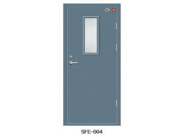 单开防火门结构